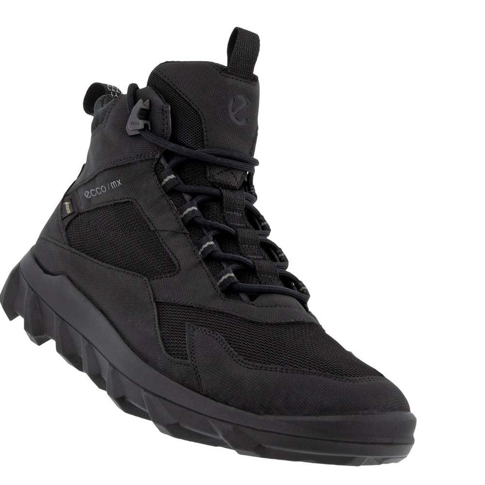 Pánské Boty Ecco Mx Mid Gtx Černé | CZ 443SGL